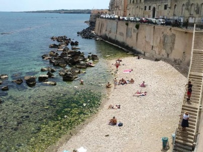 Calarossa beach near Casa Bellomo, Ortigia